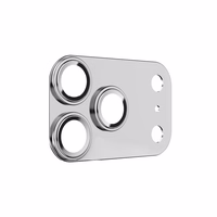 Benks grūdintas stiklas Glass Warrior metalinė integruota objektyvo apsauga (C069) Iphone 17 Pro (3 objektyvai) balta