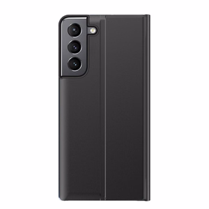 Naujas dėklas telefonui Samsung Galaxy S23+ su stovu, rožinis