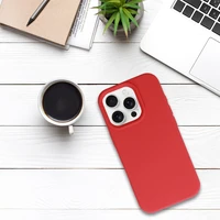 Tel Protect silikoninis dėklas telefonui Iphone 16 Pro Max koralinis