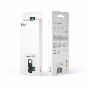 Etteri Matinis Mag Ring dėklas for iPhone 17 Air juodas