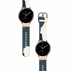 Dirželis Moro Samsung Galaxy Watch 40 / 41 / 42 / 43 / 44 mm silikoninė apyrankė laikrodžiui - raštas 13