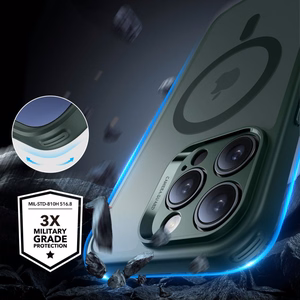 ESR Klasikinis Pro rinkinys Halolock Magnetinis dėklas telefonui iPhone 16 Pro Max (m) - žalias (m)