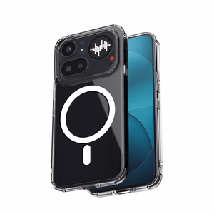 Crong Hybrid Clear Magnetic MagSafe dėklas, skirtas Nothing Phone 4a Pro, skaidrus