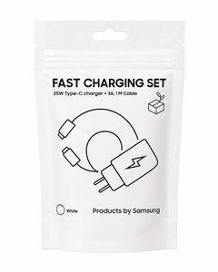 By Samsung Travel adapter (TA800) (with Type-C to Type-C cable), White