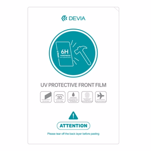 "Devia" išmaniojo telefono plėvelės UV 0,19 mm 20 vnt. 6H rinkinys, skirtas išmaniojo telefono LCD pjovimo mašinai