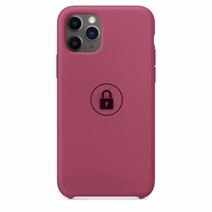 Dėklas "Silicone Case" skirtas iPhone 11 Pro / Pomegranate / su įpakavimu