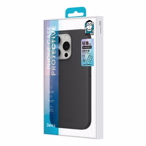 Benks magnetinis Vita Pro silikoninis dėklas telefonui, skirtas Iphone 16 Pro, juodas