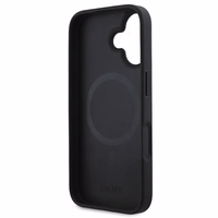 DKNY Languotas raštas magnetinis iPhone 16 Plus dėklas - juodas