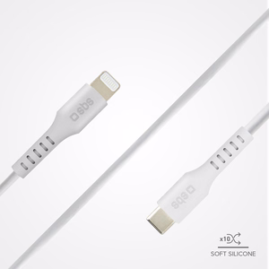 SBS TECABLELIGTC1W Кабель USB-C - Lightning MFi сертифицирован 1m - белый