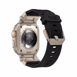 TECH-PROTECT DELTA PRO APPLE WATCH 4 / 5 / 6 / 7 / 8 / 9 / SE / ULTRA 1 / 2 (42 / 44 / 45 / 49 MM) JUODAS/TITANINIS