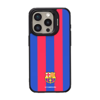 FC Barcelona case iPhone 15 Pro Magnetinis dėklas MagSafe OCFCBMCIP15PBG BG