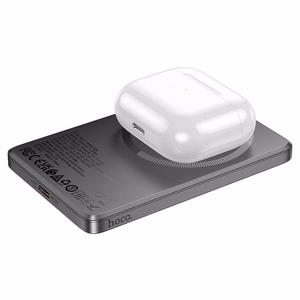 Išorinė baterija suderinama su MagSafe Hoco 5000 mAh QC PD 2A 20W Q26 metalinė pilka