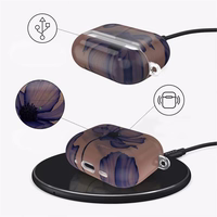 Tech-Protect Lamano deklas AirPods 3 Pro - Rudas ir violetinis