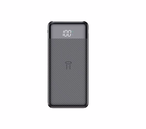 VEGER išorinė baterija 10000 mAh L11 (W1087) juoda