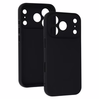 Matinis dėklas telefonui iPhone 17 Pro - juodas