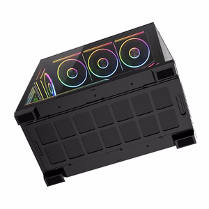 MODECOM kompiuterio korpusas VOLCANO STELLAR PLUS ARGB MIDI 8F Juoda