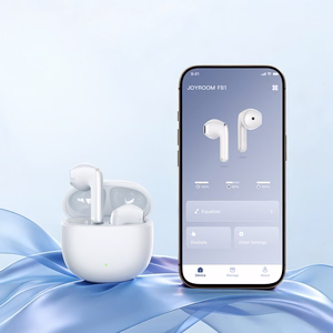 Joyroom JR-FB1 Funpods Bluetooth 6.0 In-Ear TWS Belaidės Ausinės su AI Funkcijomis - Baltos