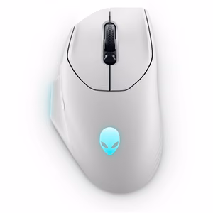 Dell Gaming Mouse AW620M Wired/Wireless Alienware Wireless Gaming Mouse Lunar Light