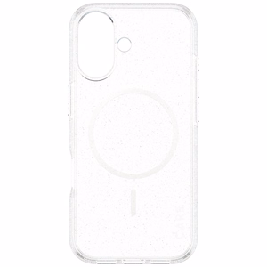 CARE by PanzerGlass Flagship Urban Explorer dėklas telefonui su baltu magnetiniu MagSafe, skirtas iPhone 17 – skaidrus su blizgučiais