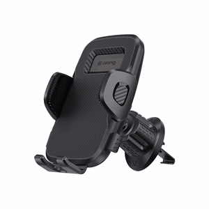 Crong Carclip Air Vent universal car phone mount, black