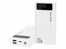 Power Bank 20000mAh QC+PD 20W + lightning PB20E