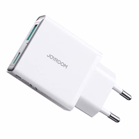 Įkroviklis Joyroom Super Slim (TCF14) (1xUSB-C;1xUSB 3A 20W) baltas