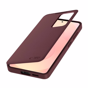 Tech-Protect Išmanusis Piniginė Dėklas for Samsung Galaxy S26 - bordo