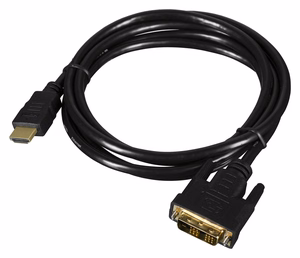 Lanberg CA-HDDV-10CC-0018-BK vaizdo kabelio adapteris 1.8 m HDMI Type A (Standard) DVI-D juodas