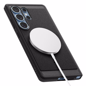 Spigen Rugged Armor Mag dėklas Samsung Galaxy S25 Ultra - juodas