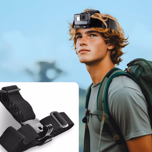 Galvos laikiklis TECH-PROTECT GA100 HEAD MOUNT GOPRO / DJI juodas