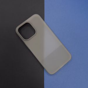 Kingxbar Plain Series dėklas telefonui iPhone 13 silikoninis dėklas pilkas