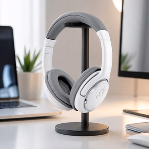 Esperanza Libero belaidės ausinės ant galvos muzikai Bluetooth pilkos, baltos