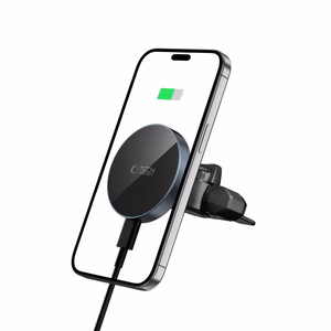 Tech-Protect mm15W-V5 magnetinis MagSafe automobilio laikiklis ventiliacijai/CD lizdui juodas