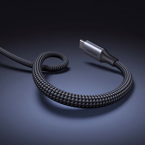 Ugreen 2in1 USB-C laidas - 2xUSB-C PD 140W 2m - juodas