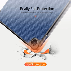 Dėklas Dux Ducis Domo Xiaomi Redmi Pad 2 SE 9.7 tamsiai mėlynas