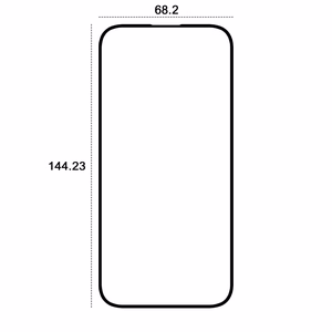 "Etteri" grūdintas stiklas 9D, skirtas "iPhone" 16 6,1"