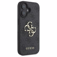 Guess 4G Didelis Logo iPhone 16 Plus Dėklas - juodas