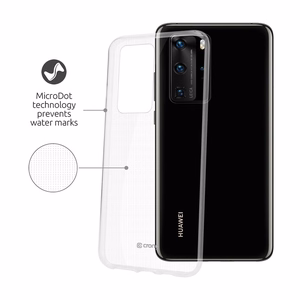Crong Crystal Slim dėklas, skirtas Huawei P40, skaidrus