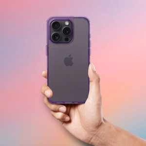 MATRIX skaidrus dėklas telefonui IPHONE 16 šviesiai violetinis