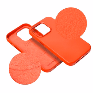 Чехол Leather Mag Cover (MagSafe) для iPhone 15 Pro Max красный