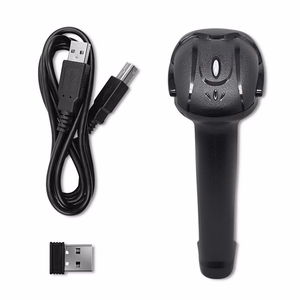 Qoltec 50856 Belaidis brūkšninių kodų skaitytuvas 1D 2D | 2,4 GHz