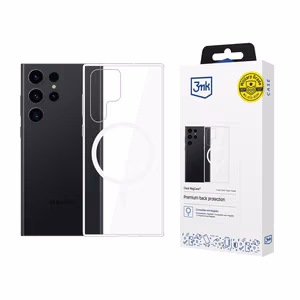 3mk Clear MagCase dėklas Samsung Galaxy S23 Ultra - skaidrus