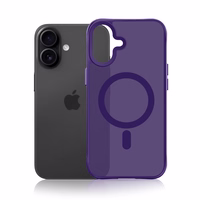 "3mk Smoke MagCase" dėklas "iPhone 17" - violetinės spalvos permatomas