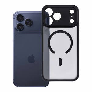 „Full Matte Mag Cover“ dėklas, skirtas „iPhone 17 Pro Max / 18 Pro Max“, suderinamas su „MagSafe“ – juodas