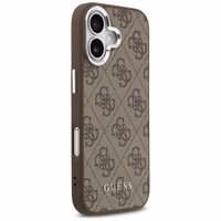 Guess 4G Classic Logo Magnetinis dėklas telefonui iPhone 17 - rudas