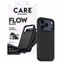 CARE by PanzerGlass Funkcinis FLOW Magnetinis dėklas telefonui iPhone 17 Pro - Juodas