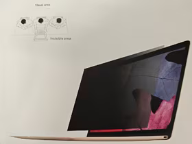 LCD Ekrano privatumo filtras "Privacy" 355x201mm be įpakavimo su klijais