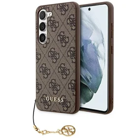 Guess 4G Charms Collection dėklas telefonui Samsung Galaxy A55 - rudas