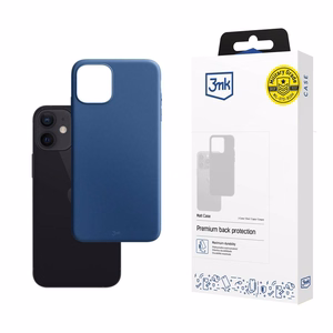 Apple iPhone 12 Mini - 3mk Matt Case dėklas blueberry