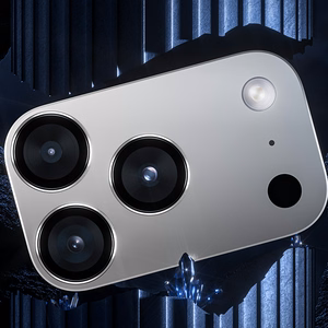 Benks Temperaudonas glass Glass Warrior Lens Protector on camera Iphone 17 Pro/17 Pro Max (lens 3 pieces) sidabrinis